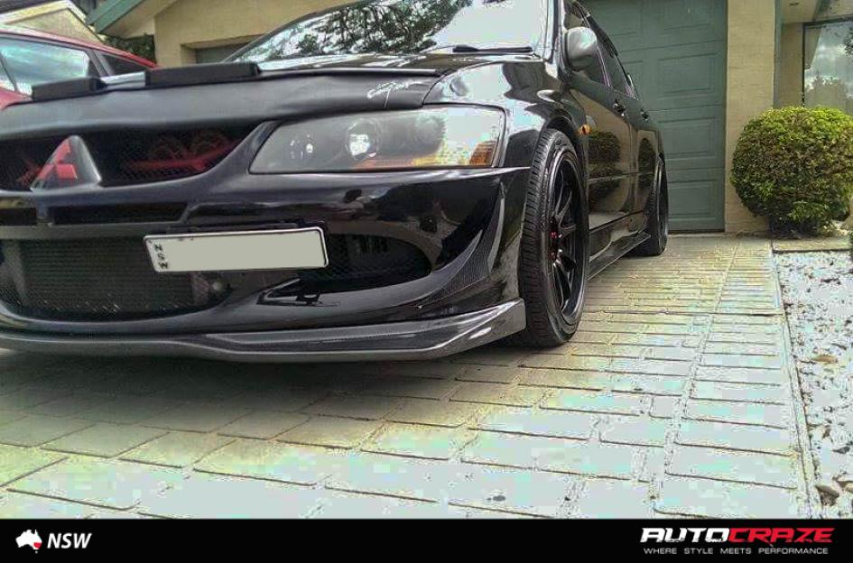 MITSUBISHI EVO ROTATE MATTE BLACK 
